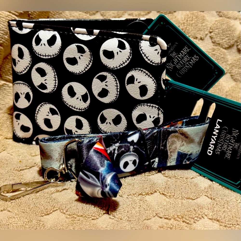 Buckle-Down The Nightmare Before Christmas Wallet and Lanyard Bundle - NWT